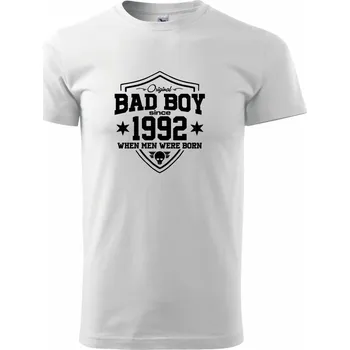 Bad boy since 1992 - Triko extra velké (5-8XL) - 6XL ( Bílá )