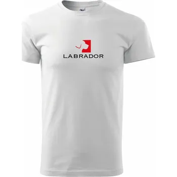 Labrador logo - Triko extra velké (5-8XL) - 7XL ( Bílá )