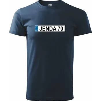 Pánské tričko SPZ Jenda 70 - Triko extra velké (5-8XL) - 8XL ( Námořní modrá (velmi tmavá - téměř černá) )