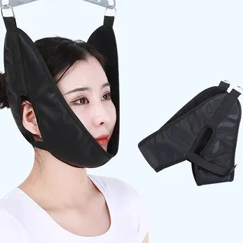 Natahovací pás na krk proti bolesti a ztuhlosti | pomůcky na úlevu - Černý