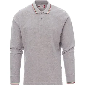 Pánské tričko Payperwear Unisex polokošile Aviazione v melírové variantě Barva: šedý melír, Velikost: XL