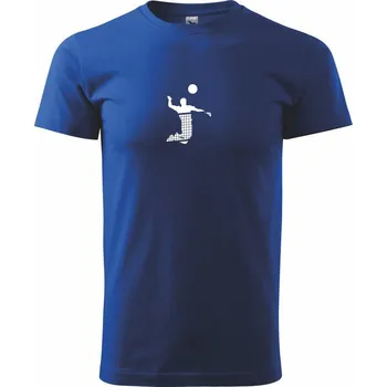 Volejbalista síť - Triko extra velké (5-8XL) - 8XL ( Královská modrá )