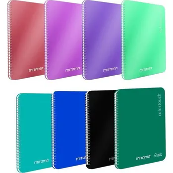 Sešit Spirálový sešit "i-Note", 18,5x24, linkovaný, 90 listů, modrá, MITAMA 62283-90206