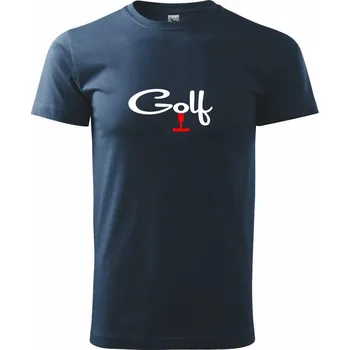 Golf odpal - Triko extra velké (5-8XL) - 6XL ( Námořní modrá (velmi tmavá - téměř černá) )