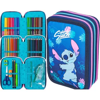 Penál Lilo and Stitch Penál 3 zipy Jumper Lilo a Stitch - vybavený