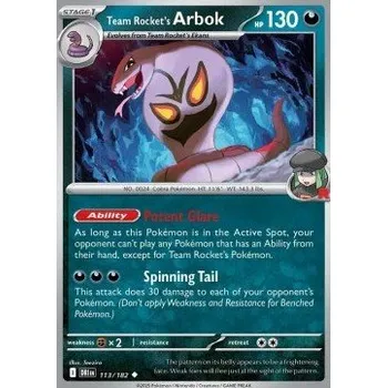 Volný čas Pokémon DRI 113/182 Team Rocket's Arbok - Destined Rivals Stav: Near Mint, Verze: NORMAL