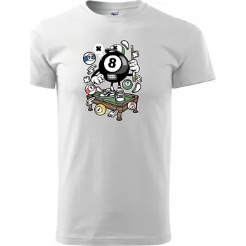 Pánské tričko Billiátor - Triko extra velké (5-8XL) - 7XL ( Bílá )