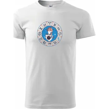 Pánské tričko Souhvězdí střelec barevné - Triko extra velké (5-8XL) - 6XL ( Bílá )