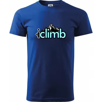 Pánské tričko Iclimb - Triko extra velké (5-8XL) - 7XL ( Královská modrá )