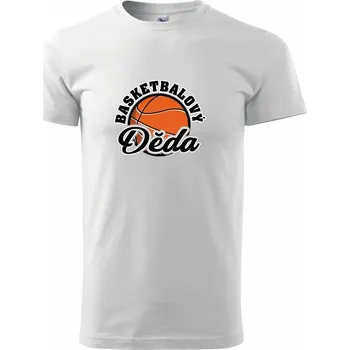 Pánské tričko Basketbalová rodina - prarodiče - Triko extra velké (5-8XL) - 8XL ( Bílá )