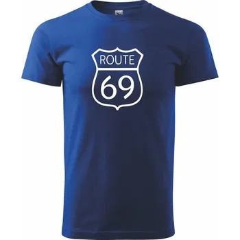 Route 69 - Triko extra velké (5-8XL) - 7XL ( Královská modrá )