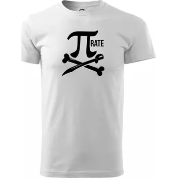 Pirate PÍ - Triko extra velké (5-8XL) - 8XL ( Bílá )