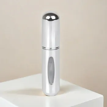 Nestandardní parfém Cestovní mini lahvička pro ženy do kabelky | cestovní flakon - Lesklá stříbrná 1 ks