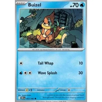 Sběratelská karetní hra Pokémon DRI 057/182 Buizel - Destined Rivals Stav: Near Mint, Verze: NORMAL