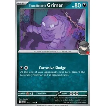 Sběratelská karetní hra Pokémon DRI 123/182 Team Rocket's Grimer - Destined Rivals Stav: Near Mint, Verze: NORMAL