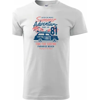 Summer Adventure - Triko extra velké (5-8XL) - 8XL ( Bílá )