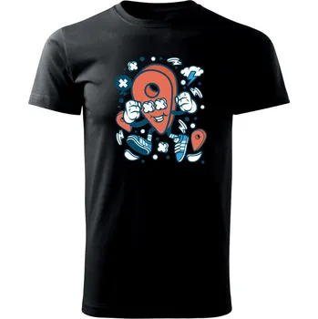 Výletník - Triko extra velké (5-8XL) - 8XL ( Černá )