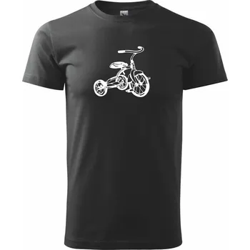 Pánské tričko Tříkolka dětská - Triko extra velké (5-8XL) - 8XL ( Černá )