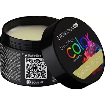 Lak na nehty Stavební gel s tekutou pamětí na nehty Pastel Canary Yellow 15g