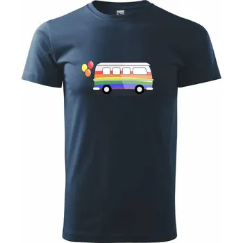 Pánské tričko LGBT busík - Triko extra velké (5-8XL) - 6XL ( Námořní modrá (velmi tmavá - téměř černá) )