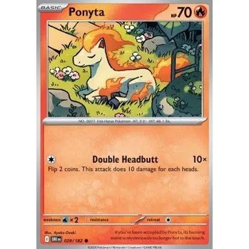 Sběratelská karetní hra Pokémon DRI 029/182 Ponyta - Destined Rivals Stav: Near Mint, Verze: REVERSE HOLO