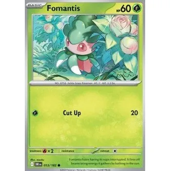 Volný čas Pokémon DRI 013/182 Fomantis - Destined Rivals Stav: Near Mint, Verze: NORMAL