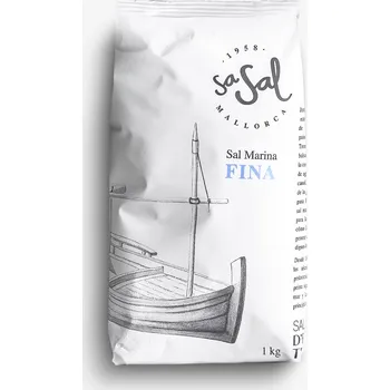 Kuchyňská sůl Natural Mallorca Sa Sal ECO mořská sůl jemná 1 kg