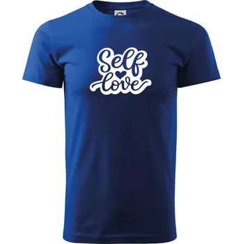 Self love - Triko extra velké (5-8XL) - 7XL ( Královská modrá )