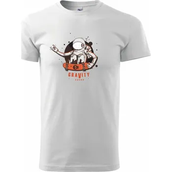 Pánské tričko Gravity sucks - Triko extra velké (5-8XL) - 7XL ( Bílá )