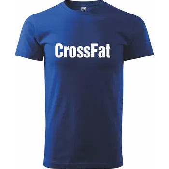 Pánské tričko CrossFat - Triko extra velké (5-8XL) - 8XL ( Královská modrá )