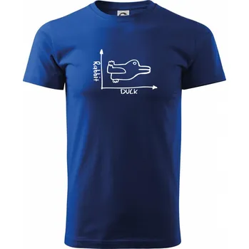 Pánské tričko Duck Rabbit - Triko extra velké (5-8XL) - 7XL ( Královská modrá )