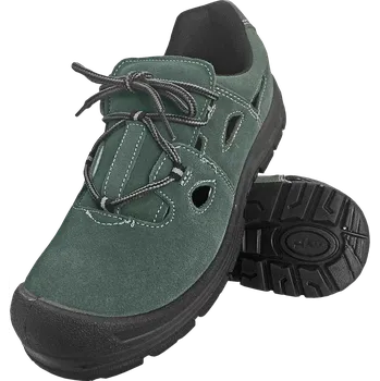 Pracovní obuv Reis BRALACE S1 SRC sandály zelená/černá 36-48