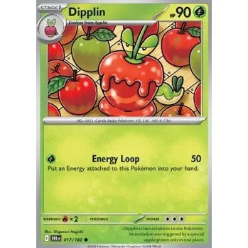 Sběratelská karetní hra Pokémon DRI 017/182 Dipplin - Destined Rivals Stav: Near Mint, Verze: NORMAL