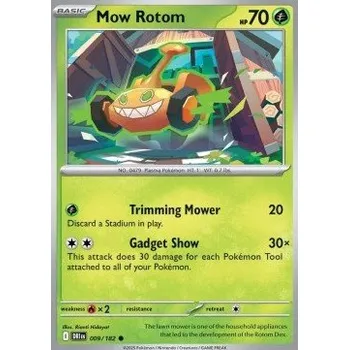 Sběratelská karetní hra Pokémon DRI 009/182 Mow Rotom - Destined Rivals Stav: Near Mint, Verze: REVERSE HOLO