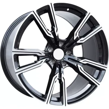 Alu kolo Alu kola Racing Line H5033, 22x10.5 5x112 ET43, černá + leštění (zátěžová) vhodné pro BMW X3 G45 (od 2025), BMW X5 G05 (od 2018), BMW X6 G06 (od 2019), BMW X7 (od 2018)