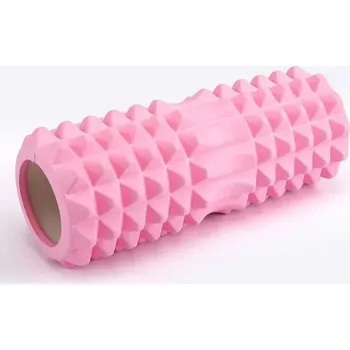 Masáž Masážní pěnový válec na svaly a záda | masážní pomůcka - Růžový