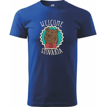 Welcome to Slovakia - Triko extra velké (5-8XL) - 6XL ( Královská modrá )
