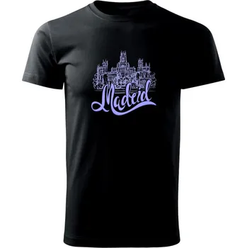 Madrid Lettering - Triko extra velké (5-8XL) - 6XL ( Černá )