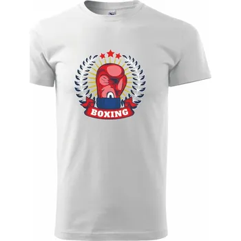 Boxing chamipion - Triko extra velké (5-8XL) - 8XL ( Bílá )