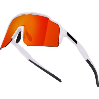 Sluneční brýle brýle FORCE STRIVE bílé, červené zrc. sklo