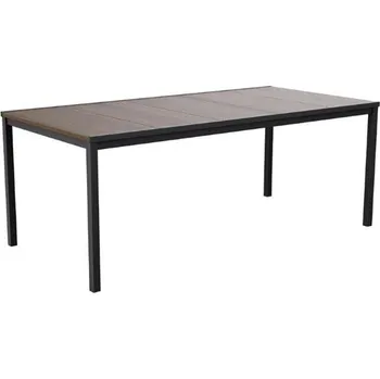 Zahradní stůl Keter Porto 200 walnut black steel