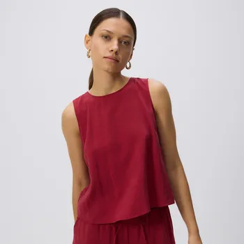 Reserved - Jednoduchý top z modalu - hnědá - 580FB-83X - 580FB-83X-XXL