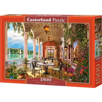 Puzzle CASTORLAND Terasa u jezera 1500 dílků