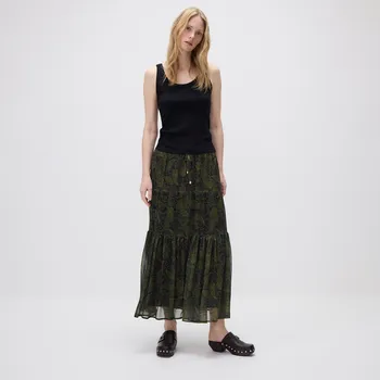 Dámská sukně Reserved - Vzorovaná midi sukně - vícebarevná - 505EN-MLC - 505EN-MLC-XL