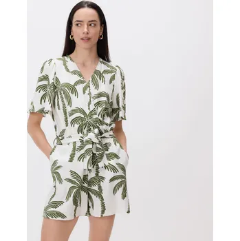 Dámské oblečení Reserved - Viskózový overal - vícebarevná - YT268-MLC - YT268-MLC-S