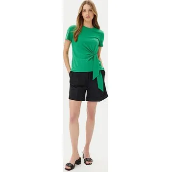 Pánské kraťasy Tommy Hilfiger Šortky z materiálu WW0WW44767 Černá Regular Fit 38