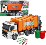 Interaktivní popelářské auto Woopie s efekty zvuku a světla v měřítku 1:16