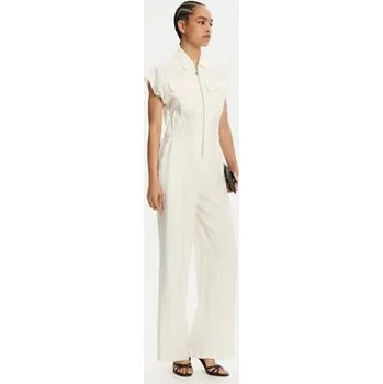 Dámský overall Patrizia Pepe Overal 2T0072 A573 W146 Écru Regular Fit 40