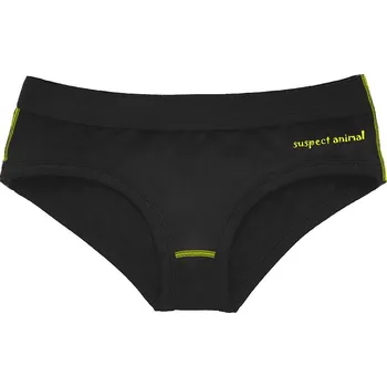 Dětské funkční kalhotky Bikini ROBOKOČKA černá Bamboo Ultra - Žlutá neon / 150