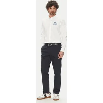 Pánská košile La Martina Košile Alfred MAC601 PP483 Bílá Regular Fit XL